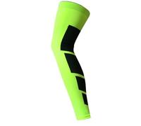 Thewasc Genouillère de compression unisexe adaptée pour la course à pied, la gym, l'entraînement avec tissu Spandex respirant texture muscle élastique genou manchon de compression