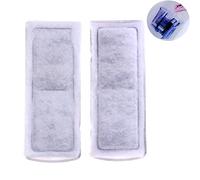 Thewasc Lot de 2 filtres à charbon actif de rechange pour aquarium Compatible avec les poissons et récifs