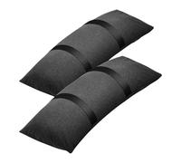 Thewasc Lot de 2 stabilisateurs de sac de sable à remplir pour bases de parapluies d'extérieur en tissu résistant aux intempéries avec grande capacité de stockage de 22,2 kg chacun