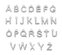 Thewasc Lot de 26 breloques rondes miniatures en métal pour bijoux uniques, loisirs créatifs, cadeaux, taille unique, Comme décrit, Comme décrit.