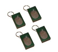 Thewasc Lot de 4 clickers d'entraînement carrés pour modification scientifique du comportement des animaux de compagnie, facile à transporter, dresseur d'obéissance pour dressage de chien