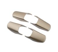 Thewasc Lot de 4 housses de poignée de porte de voiture pour véhicules 3W1Z5422670AA ABS Protections extérieures de poignée de porte de voiture