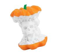 Thewasc Lumière De Crâne Citrouille Imprimée Moderne avec Ampoule À Économie D'énergie Et Commande Simple par Bouton Lampe 'Halloween Décoration Fête Thanksgiving 'Halloween