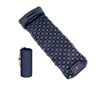 Thewasc Matelas gonflable d'extérieur léger avec oreiller, tapis de voyage, lit pliable pour voyage, randonnée, lit pliable