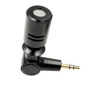 Thewasc Microphone stéréo 3,5 mm pour studios et entretiens Microphone pour smartphones, ordinateurs portables