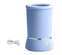 Thewasc Nettoyeur de pattes électrique portable automatique avec batterie rechargeable, brosses souples pour petites races après la promenade des animaux domestiques