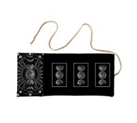 Thewasc Organisateurs De Cartes Tarot Artistiques Durabilité Poly Lin Imperméabilisé Compacts Lavables Pliable pour Outil Mystique Rangement Cartes Polyvalent