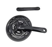 Thewasc Pédalier fin en aluminium de 170 mm, 3 x 8 vitesses, triple plateau pour vélocipède de montagne 24/34/42 dents - Pédalier triple pour vélo de piste