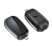 Thewasc Petit appareil solaire transportable pour l'énergie de crise avec panneau photovoltaïque efficace, étui permanent en polystyrène et dispositif solaire dense à large accord