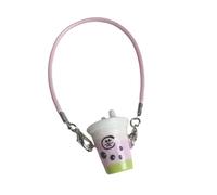 Thewasc Portable Bubble Cup Pending Craft Set Artistic Decors Decors Bag Charm Decoration pour À Téléphone Cadeaux De Charme