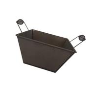 Thewasc Pot de fleurs carré rétro pour décoration de bureau