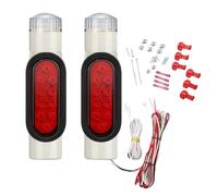 Thewasc Poteaux De Guidage Remorque Marine À LED Haute Visibilité Avec Conceptions Étanches Installations Simples Pour La Signalisation Sécurité Des Bateaux Kit Universel D'éclairage Remorque