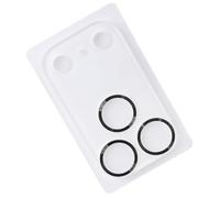 Thewasc Protecteurs d'appareil photo en verre trempé pour téléphone 17 - Résistant à la corrosion - Pas d'interférences - Design clignotant - Film de protection d'objectif d'appareil photo