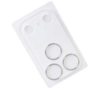 Thewasc Protecteurs d'appareil photo en verre trempé pour téléphone 17 - Résistant à la corrosion - Pas d'interférences - Design clignotant - Film de protection d'objectif d'appareil photo