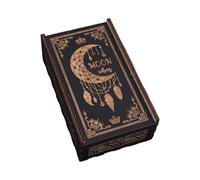 Thewasc PUST PULT TAROTS Box Carte Box Astrologie du BIZES DE RACKAGE Bois pour LA FORTUNES DIRE DÉCORATION À Les SURCES pour CONTUTER Portable
