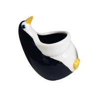 Thewasc Récipient pour plantes d'animaux de jardin en céramique porteur plante charnu bureau ornement décoratif planteur intérieur