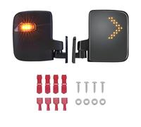 Thewasc Réflecteurs de sécurité de visibilité à 180 degrés - Navettes électriques - Manœuvres inversées LED améliorées contre l'oxydation - Réflecteurs latéraux pour chariot de golf