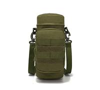 Thewasc Sac à bouteille d'eau pour l'extérieur, voyage, camping, randonnée, cyclisme, pêche, bouilloire avec bandoulière et poches pour une pochette de sport