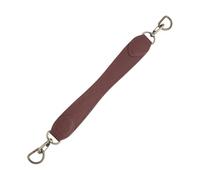 Thewasc Sangle de poignée courte en cuir synthétique pour voyage, shopping, trajet avec fixation facile, Couleur café., One Size