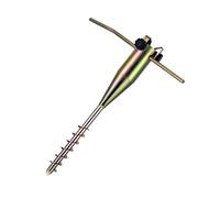 Thewasc Support de parasol avec piquets d'ancrage pour parasol - Piquet de sol extérieur - Support en métal - Équipement de jardin