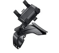 Thewasc Support de téléphone de voiture en ABS pour installation sur tableau de bord Construction ABS Design tendance Conduite sûre Installation facile