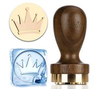 Thewasc Tampon À Glace avec Manche en Bois pour Gaufrer sur Le Chocolat Bonbons Desserts Beurre Et Gelées Fournitures De Fête pour Cocktails