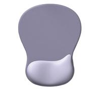 Thewasc Tapis de souris ergonomique en mousse à mémoire de forme avec base antidérapante pour bureau confortable en silicone