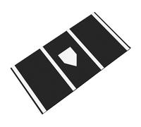 Thewasc Tapis d'entraînement portable antidérapant 120 x 200 cm avec batteur réaliste pour lanceurs de baseball et softball