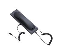 Thewasc Technologie de suppression du bruit - Combiné de type C - Poignée ergonomique Plug and Play pour un appel confortable - Combiné permanent