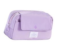 Thewasc Trousse de rangement multifonction de grande capacité pour étudiants et artistes en tissu tissé robuste avec des designs élégants, AA