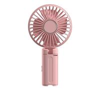 Thewasc Ventilateur de bureau portable avec clip de table, parapluie à 3 vitesses, rechargeable par USB, pliable
