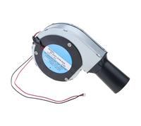 Thewasc Ventilateur PWM 11028 pour barbecue extérieur 12 V 2 A 5000R Air avec tube d'air de 35 mm pour barbecue à œufs verts, charbon de bois, poêle à bois, poêle à bois, cuisinière intérieure