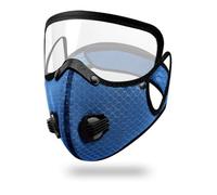 Thewasc Visage de cyclisme avec filtre à charbon actif résistant à la poussière pour vélos lavables en plein air