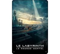 TheWeiPoster Maze Runner - The Death Cure (2018) - Plaque vintage en étain pour décoration de maison, salon, cuisine, jardin, chambre, bureau, hôtel, café et pub