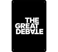 TheWeiPoster SYFY Wire's The Great Debate (2020) Plaque vintage en étain Décoration murale pour maison, salon, cuisine, jardin, chambre, bureau, hôtel, café et pub