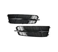 TheXed Xuanqingyi Store Paire de grilles de phares antibrouillard Avant 4G0807681AN compatibles avec A6 C7 2014-2018 A6L(with Black)