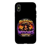 They Burning All The Witches Gothique Halloween Femme Coque pour iPhone X/XS