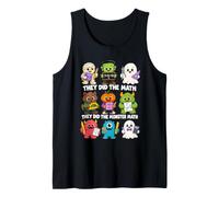 They Did The Monster Math Cute Funny Teachers Halloween Débardeur
