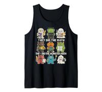 They Did The Monster Math Cute Funny Teachers Halloween Débardeur