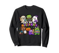 They Did The Monster Math Cute Funny Teachers Halloween Sweatshirt