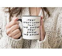 They Dont Know That We Know Tasse à Manche Noir Tasse à Thé Café 330 ml Mug Cup