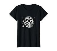 They Eating The Dogs Made Me Do It - Humour Amusant pour Animal de Compagnie T-Shirt, Femme, Noir, XL