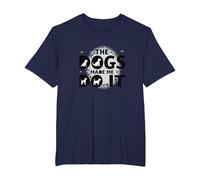 They Eating The Dogs Made Me Do It - Humour Amusant pour Animal de Compagnie T-Shirt, Homme Grandes Tailles, Bleu Marine, 6X Tall