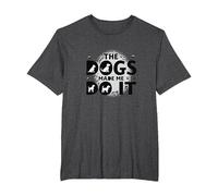They Eating The Dogs Made Me Do It - Humour Amusant pour Animal de Compagnie T-Shirt, Homme Grandes Tailles, Chiné Foncé, 4X Tall