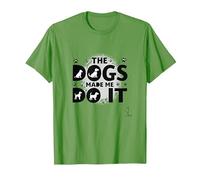 They Eating The Dogs Made Me Do It - Humour Amusant pour Animal de Compagnie T-Shirt, Homme, Herbe, S