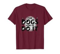 They Eating The Dogs Made Me Do It - Humour Amusant pour Animal de Compagnie T-Shirt, Homme, Marron, S