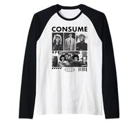 They Live Consume Aliens Collage Manche Raglan