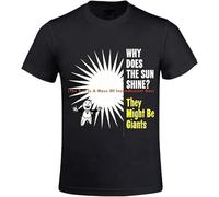 They Might Be Giants Why Does The Sun Shine Sport T Shirt for Men O Neck Manches Courtes(Medium)