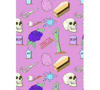 They’re Coming - Pastel Zombie Horror Planner in Pink: Undated Vertical Weekly Layouts & Monthly Layouts