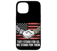 They Stood for Us We Stand for Them Journée des anciens combattants Coque pour iPhone 15